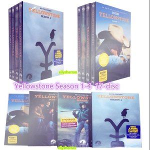 YELLOWSTONE Season 1-4 DVD Fast Shipping* Box Set Brand New !